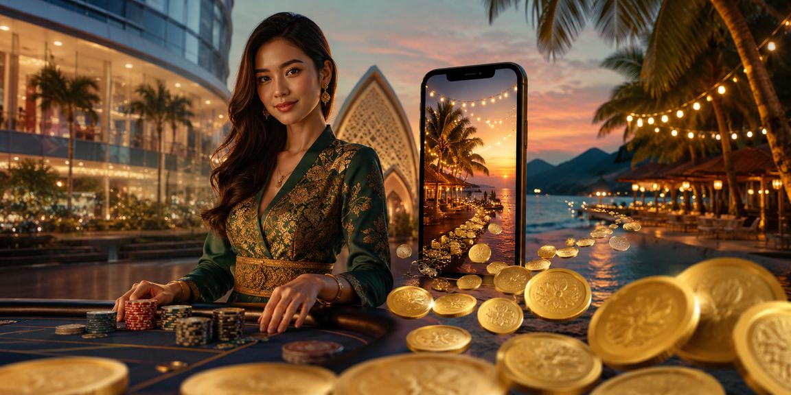 Promosi rebat bonus di Langkawi dengan suasana pantai Malaysia